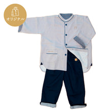 画像をギャラリービューアに読み込む, 【松島一の坊】ふんわりガーゼが心地いい ルームウェア キッズ/ボタン仕様