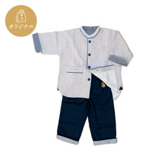 画像をギャラリービューアに読み込む, 【松島一の坊】ふんわりガーゼが心地いい ルームウェア キッズ/ボタン仕様